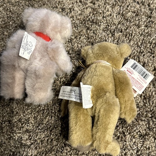 Ganz Teddy Bears Jointed Bearer of Love 1997 with tags and tac pin EUC & 2nd Bea - Picture 9 of 10