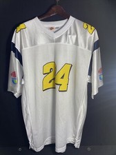 Vtg Winner’s Circle Jeff Gordon White NASCAR Football Jersey L