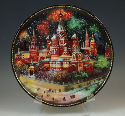 RUSSIAN LEGENDS JEWELS OF THE GOLDEN RING, ST.BASILS MOSCOV PLATE
