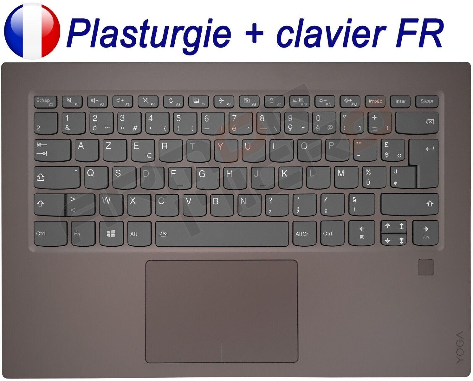 Clavier Français AZERTY pour réparer le châssis de votre LENOVO Yoga 920-13IKB