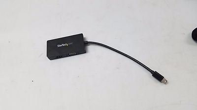 StarTech DisplayPort to HDMI, VGA and DVI-D Video Converter Black MDP2VGDVHD