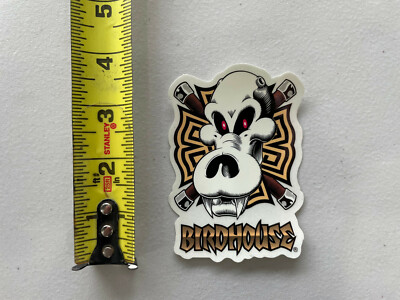 Vintage Authentic Birdhouse Skateboard Sticker Skull Series 2001 Brian Sumner
