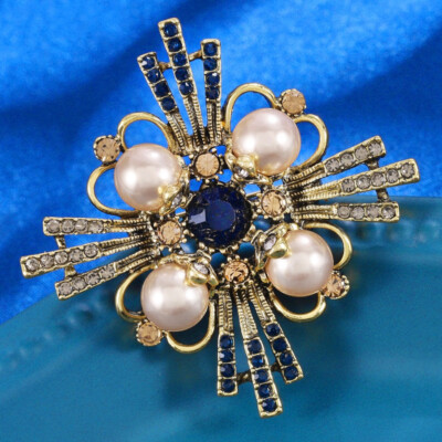 Cross Brooch Rhinestone Cross Brooch Pin