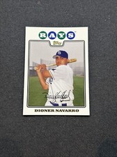 2008 (RAYS) Topps Gold Foil #418 Dioner Navarro