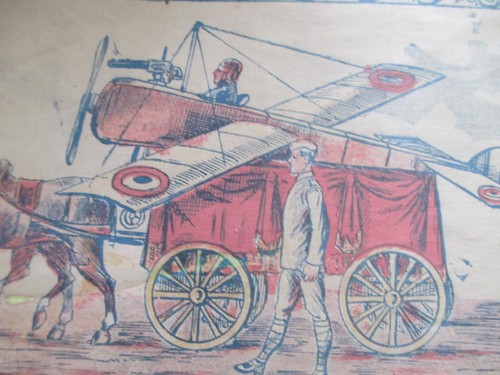WW1 Drawing of Military Parade