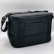Insulated Lunch Bag Tote Cooler Box Adjustable Strap, Exterior Pockets, Foldable