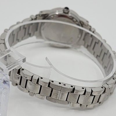 Bulova Marine Star Silver Tone Mother of Pearl Womans Faux  