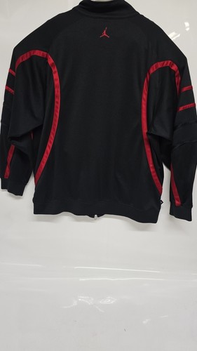 Nike Air Jordan Jacket Polyester Basketball Sport Jacket Black and Red Size 2XL - Picture 10 of 16
