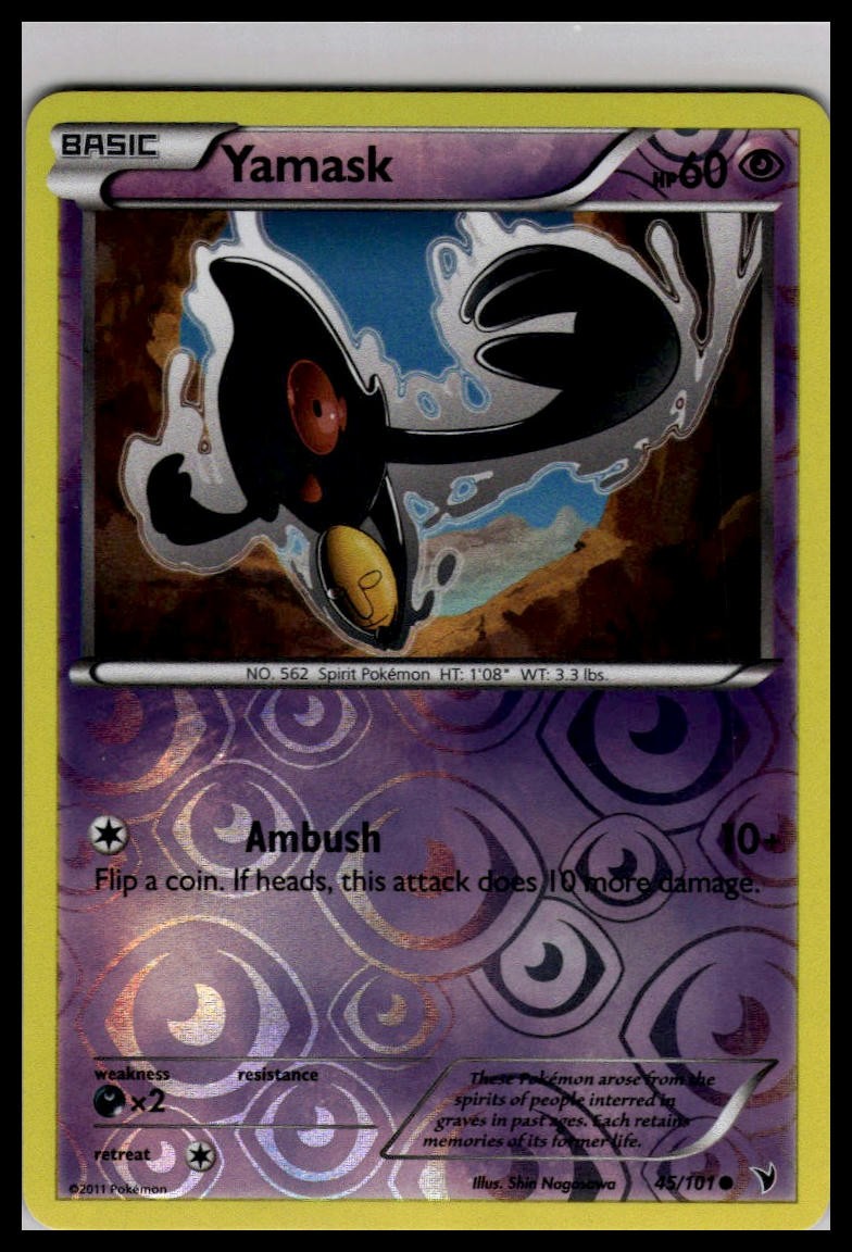 NM Yamask Reverse Holo 45/101 | Pokemon Noble Victories