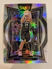 2025 Panini Select WNBA JEWELL LOYD CONCOURSE SILVER PRIZM ACES #72