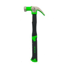RIKA 16oz Claw Hammer Maxgrip Hi Carbon Steel w/ Fibreglass Core Shock Absorbing