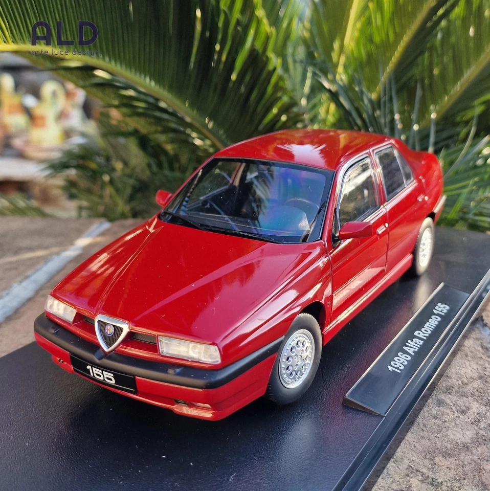 modellino auto scala 1/18 alfa romeo 155 del 1996 modellini diecast triple9 - Immagine 2 di 4