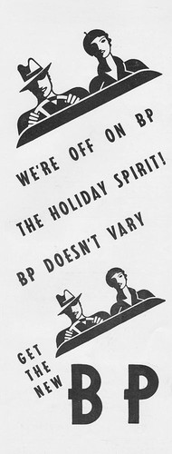 BP PETROL Vintage Advertisement 1930