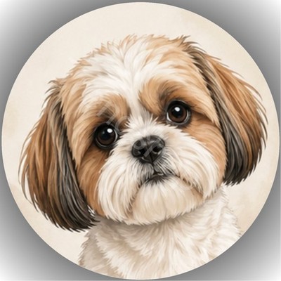 Tortenaufleger Geburtstag Party Tortenbild Fondant Oblate Hunde/Welpen T10