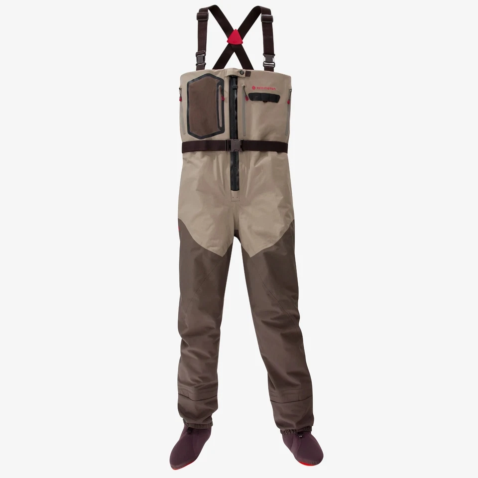 Redington Sonic Pro HDZ Fishing Waders Stocking Foot - LS (Long Short) Clay/Dark - Image 3 of 3