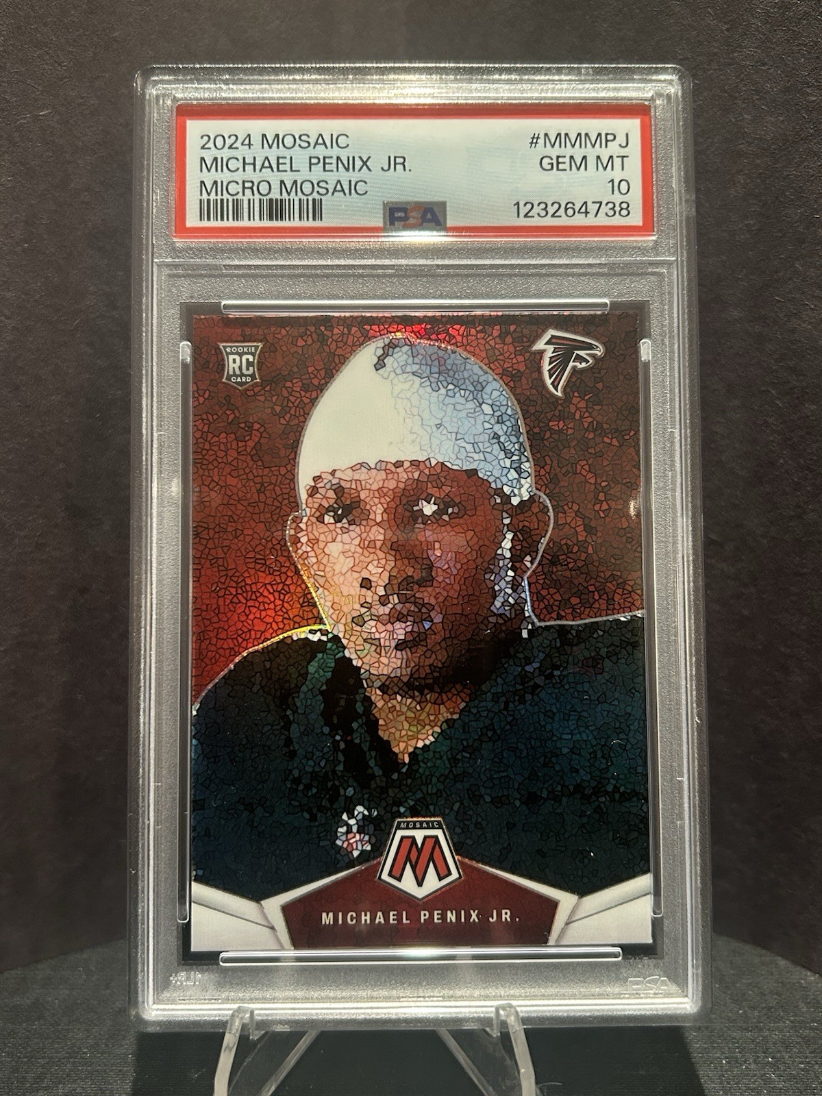 2024 Panini Mosaic - Micro Mosaic Michael Penix Jr. GEM 10