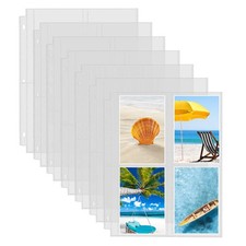 30 Pack Photo Sleeves for 3 Ring Binder - 3.5x5, for 240 Photos , Archival P...