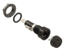 Fuse Holder 1/4 X 1-1/4 PANEL MOUNT (1 piece)