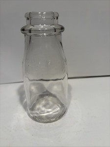 Grayce Murray Dairy - Half Pint Milk Bottle - Scranton, PA, Port Murray, NJ