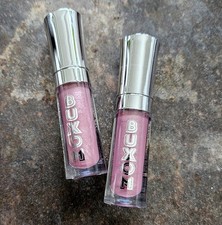 2 tubes Buxom CLAIR Full On Plumping Lip Polish .07 oz ea NWOB 