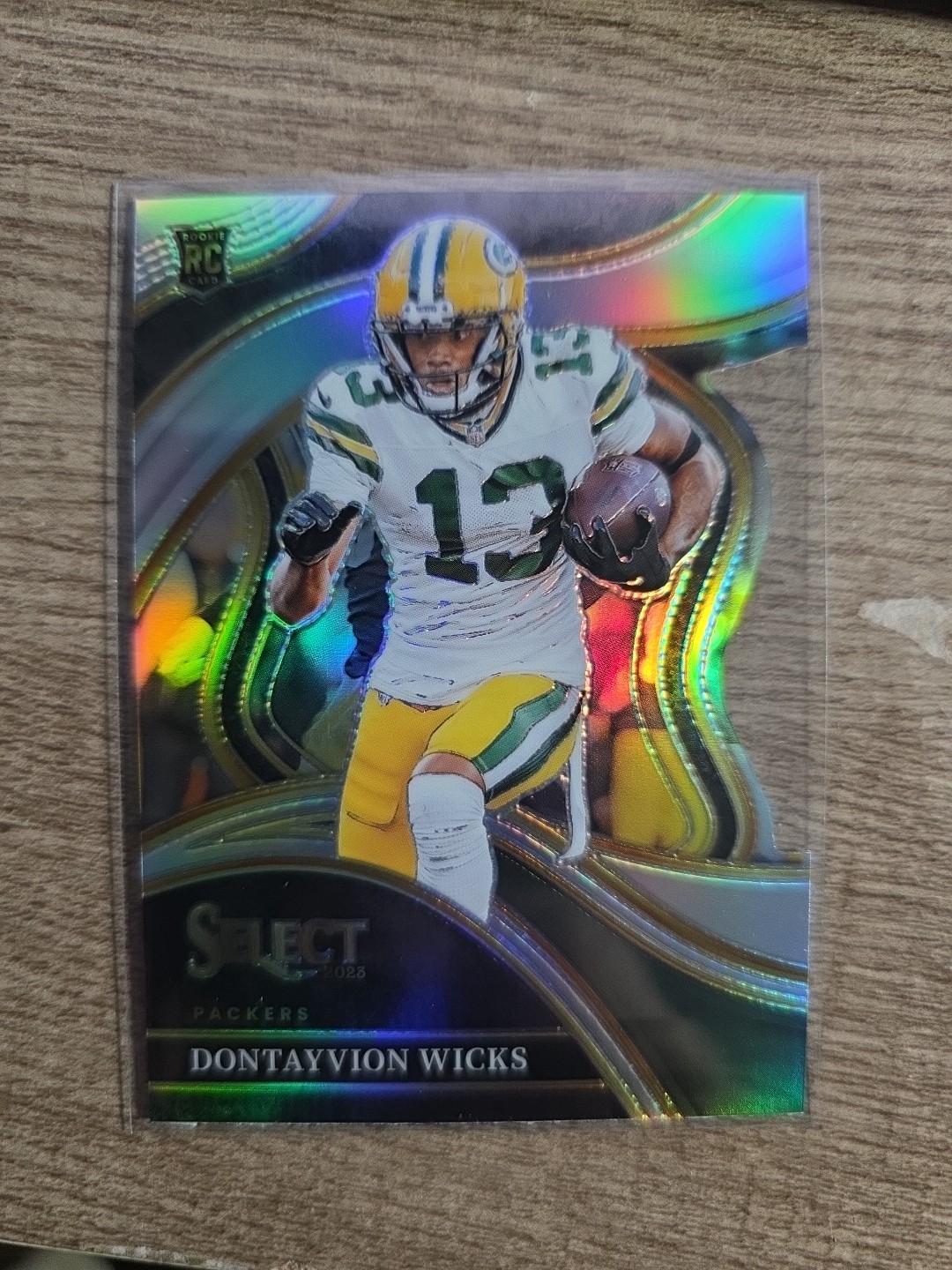 2023 Panini Select - Club Level Dontayvion Wicks #271 Silver Prizm Die-Cut (RC)