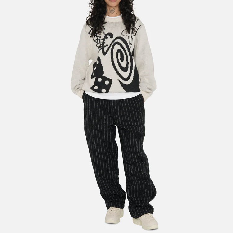 Nike x Stussy Striped Wool Pants (Asia Sizing) Black | eBay