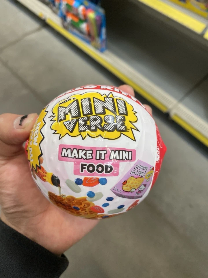 HELLO KITTY MINIVERSE MAKE IT MINI FOOD NOVO 2024 Novo Selado Série 1 - Imagem 4 de 4