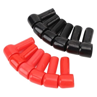 Batterieklemmen-Kabelschuh-Schutzkappe Batterieklemmen-Isolierabdeckung 6 Rot 6 - Bild 1 von 4