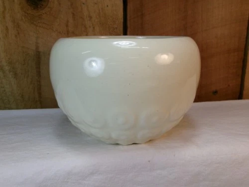 Vintage Mid-Century Haeger USA 166 Pottery Futuristic Atomic Circles Planter