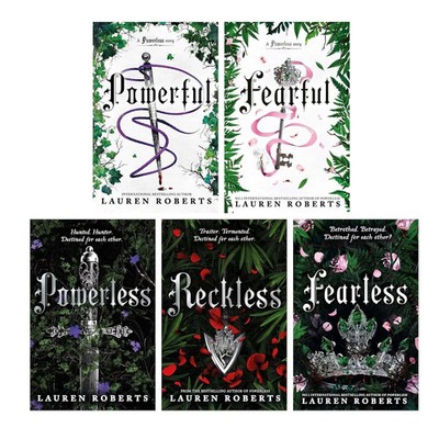 Powerless Trilogy and A Powerless Story 5 Books Collection Set by Lauren Roberts