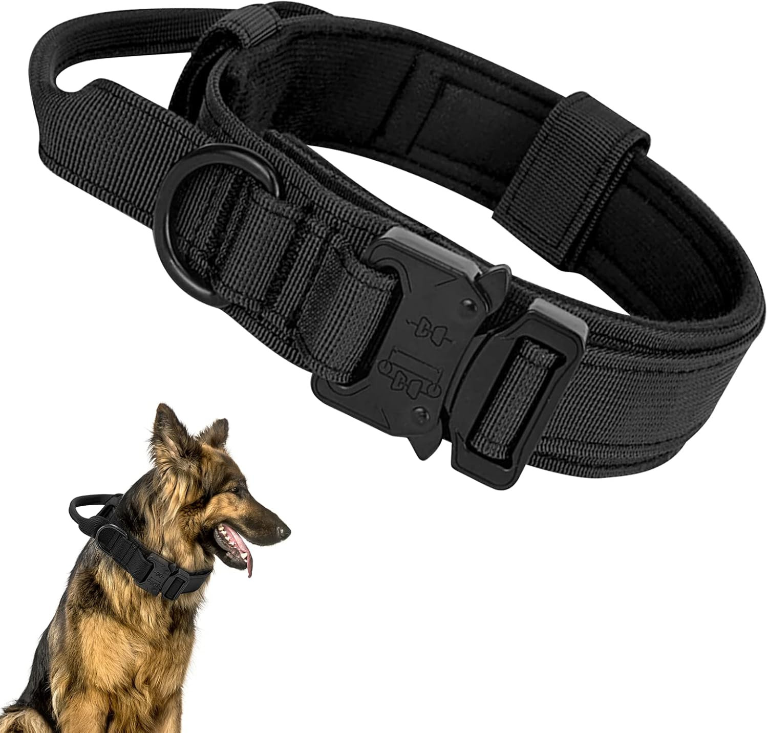 Collare Tattico per Cani da Trekking e Caccia - Resistente all'Acqua