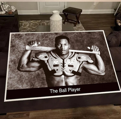Bo Jackson Poster   The Ball Player Sports Legend Wall Art Decor