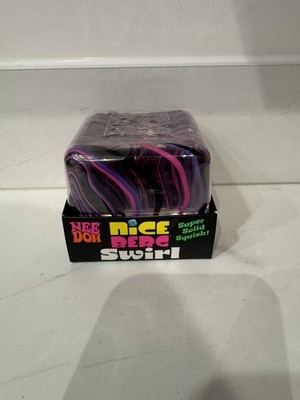 Original NeeDoh Nice Berg Swirl XL Giant Nee Doh Squishy Cube Pink-Lila
