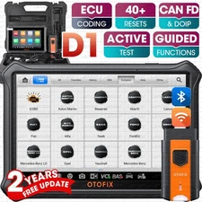 OTOFIX D1 ECU Coding Diagnostic Scanner 40+ Resets FCA AutoAuth Up of D1 Lite