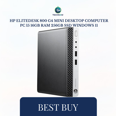 HP EliteDesk 800 G4 Mini Desktop Computer PC i5 16GB RAM 256GB SSD Windows 11