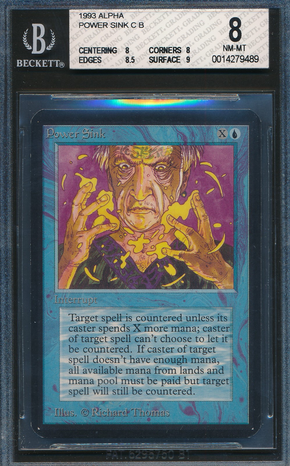 Alpha Power Sink BGS 8 Graded Magic MTG (9489) -magicgraders-