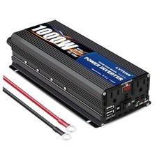 1000 Watt Pure Sine Wave Power Inverter 12V to 110V/120V DC Converter