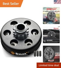 3/4" Shaft 12 Teeth Gear Centrifugal Clutch for Go Karts - Long Life Guarantee