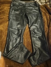 Kenneth Cole Ladies 100 Leather Pants Size L
