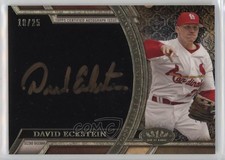 2015 Topps Tier One Acclaimed Rose Gold Ink /25 David Eckstein #AA-DEN Auto 19m2