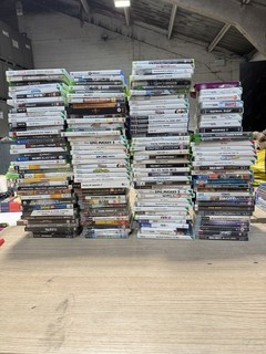 145 X Games Bundle Joblot Wholesale Gaming Xbox Nintendo Wii PlayStation Carboot