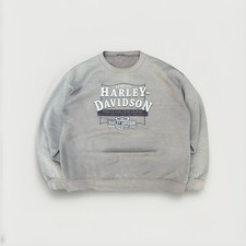 Vintage 90s Harley Davidson Double Sided Crewneck