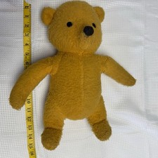 Vintage Disney Winnie The Pooh Bear Plush Stuffed Animal Teddy Well Loved