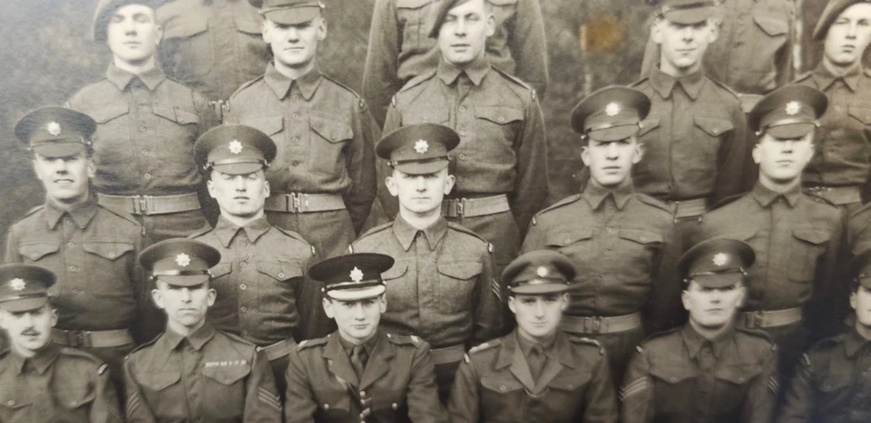 WWII British Army Group Large Photo Royal Army Ordnance Corps (RAOC), c.1945 - Image 3 of 4