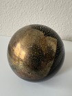 Randy Strong Black and Gold Foil LARGE Art Glass Paperweight SIGNED/DATED 1997 — photo 5