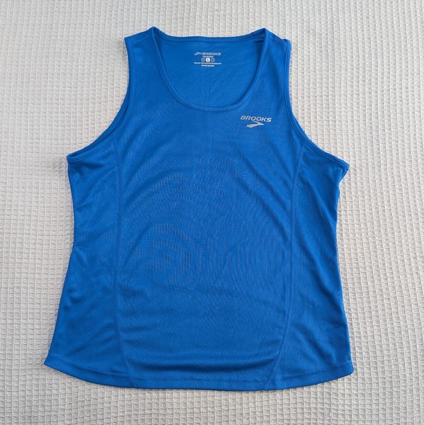 Brooks Women’s Running Singlet Blue Sleeveless Top Size L