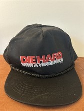 Vintage Die Hard With A Vengeance Snap Back Hat 1995 Movie Promo Rope Hat 90s