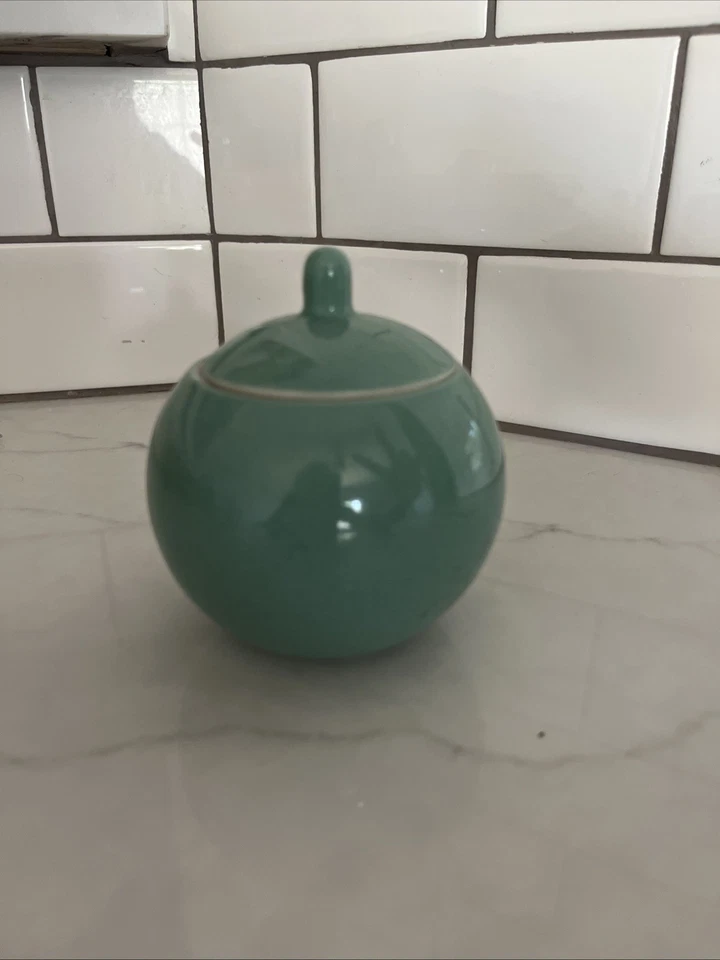 Azucarero de cerámica con tapa Colorstone Vert de Gris de SASAKI Foto 2 de 4