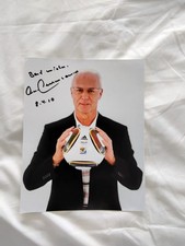 Franz Beckenbauer Signed and Dated  10x8 display Football Germany