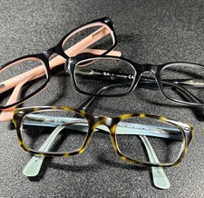 3 Ray-Ban Eyeglasses RB5150 5024 / 5023 / 2034 Pink Blue Black Clear 50-19-135